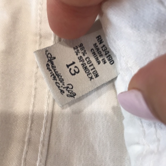 American Rag 5 pockets jeans shorts size 13 - Picture 8 of 12